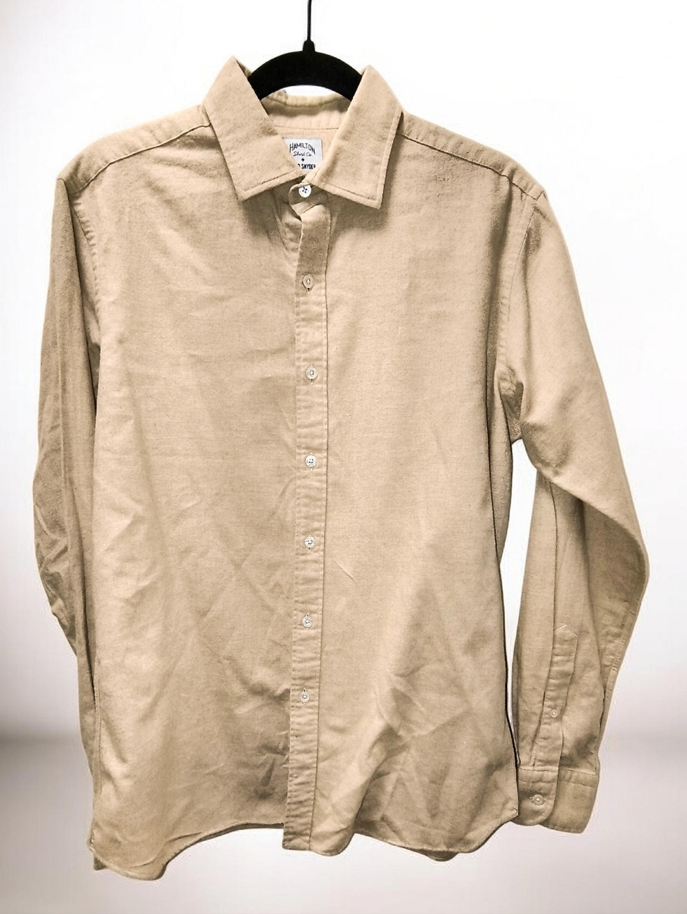 Todd Snyder X Hamilton Shirt Co. Dress Shirt. Made in America. Slim Fit